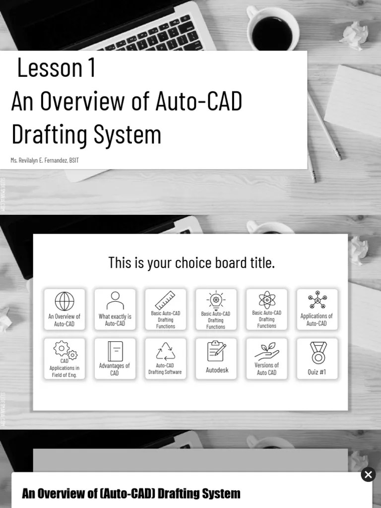 Lesson 1 - Overview Of AutoCAD | Download Free PDF | Auto Cad | Computer Aided Design