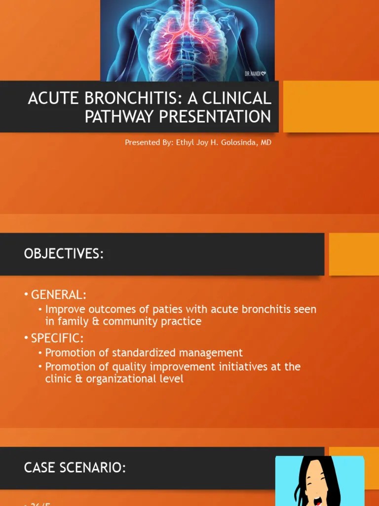 ACUTE BRONCHITIS | PDF | Bronchitis | Medicine
