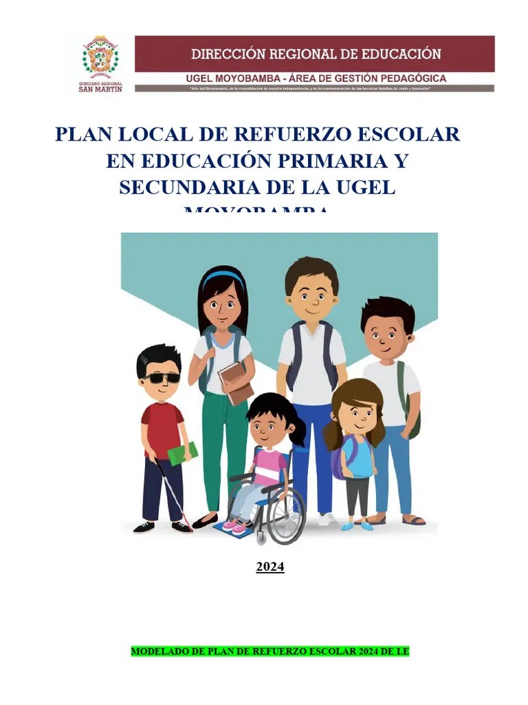 Plan De Refuerzo Escolar - IE | PDF | Aprendizaje | Enseñando
