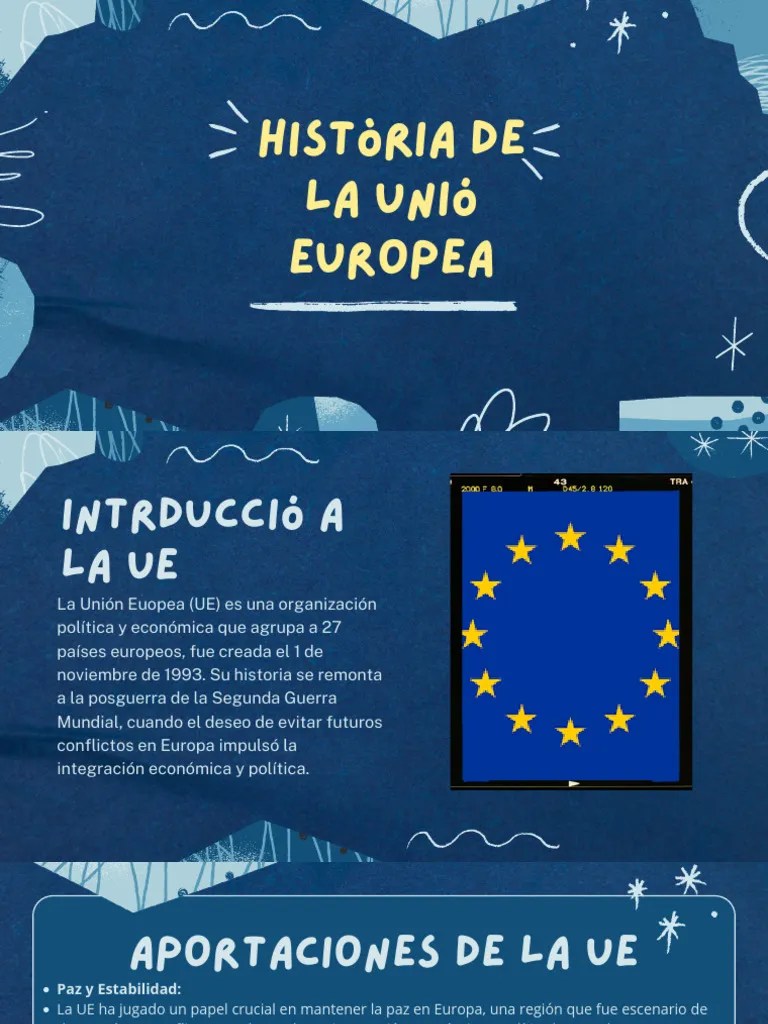 Història De La Uunió Europea | PDF | Unión Europea | Política De La ...