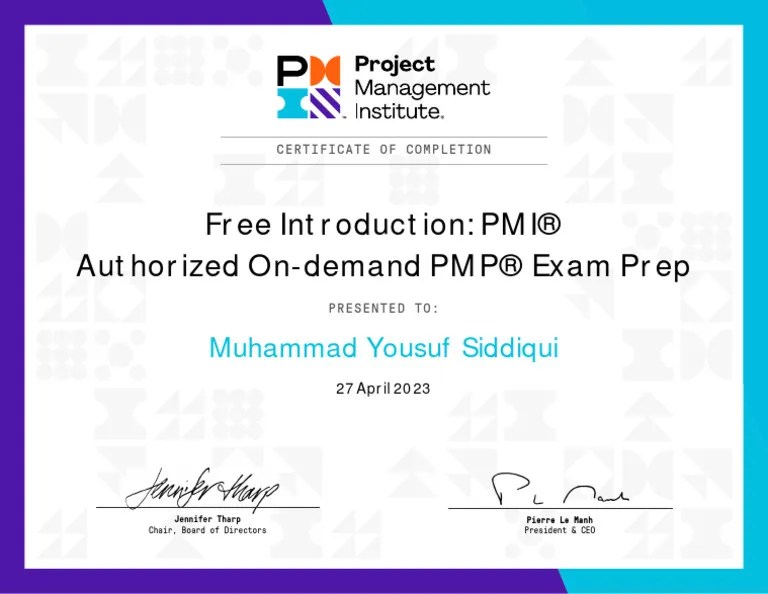 Introduction - PMI® Authorized On-Demand PMP® Exam Prep | PDF | Career ...