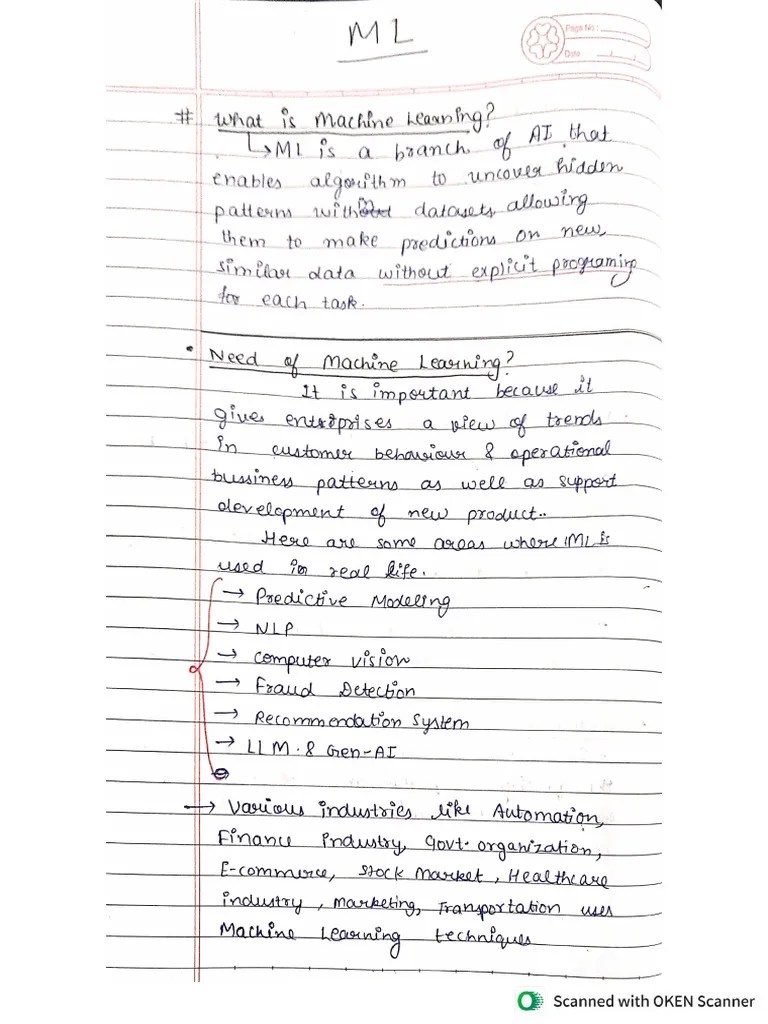 Basics Of ML And Linear Regression | PDF