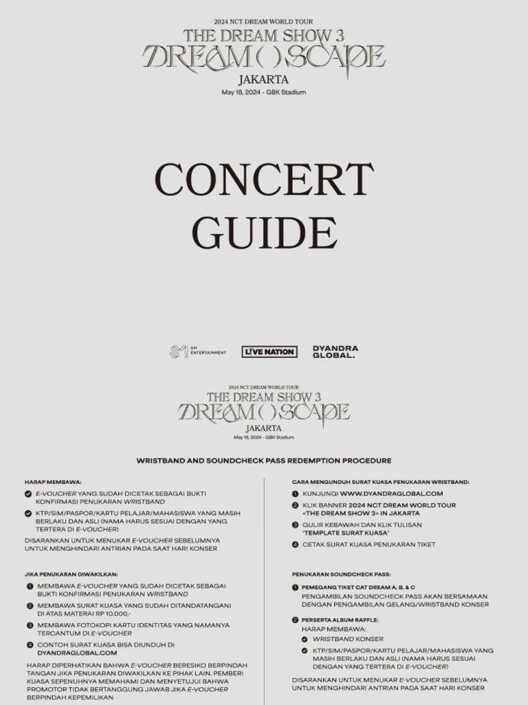 Concert Guide - TDS3 | PDF