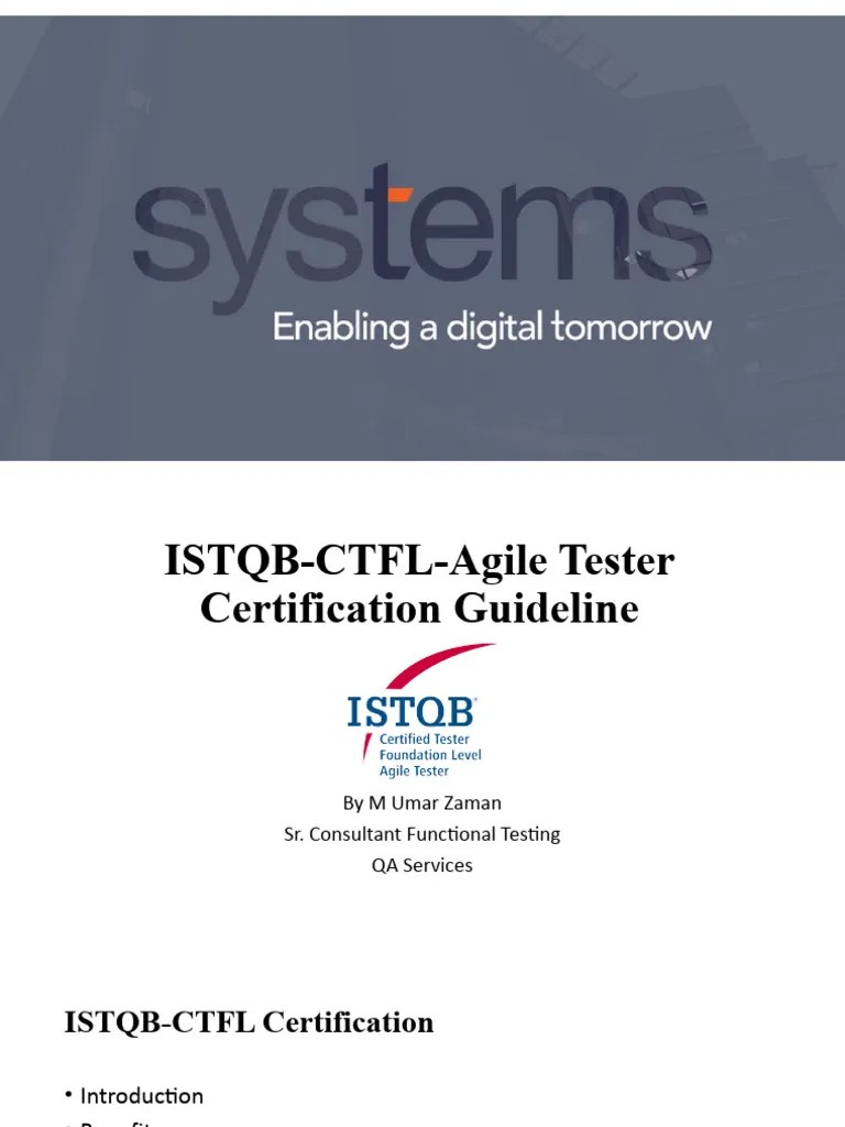 Istqb Ctfl Agile Tester | Download Free PDF | Agile Software ...