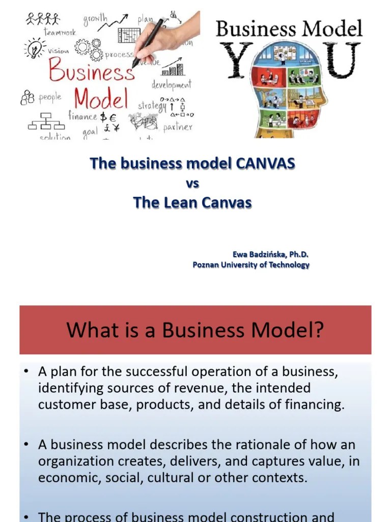 Business-Model-Canvas-vs-Lean-Canvas_1_3__1 | PDF | Lean Startup ...