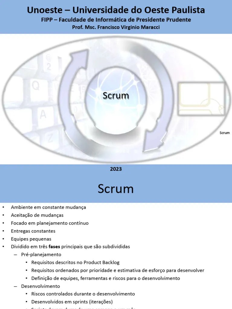 Scrum | PDF | Engenharia De Software | Engenharia Da Computação