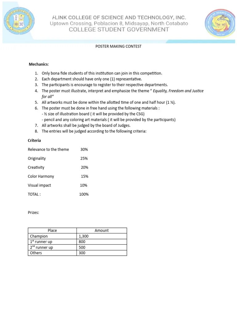 Poster Making Guidelines | PDF
