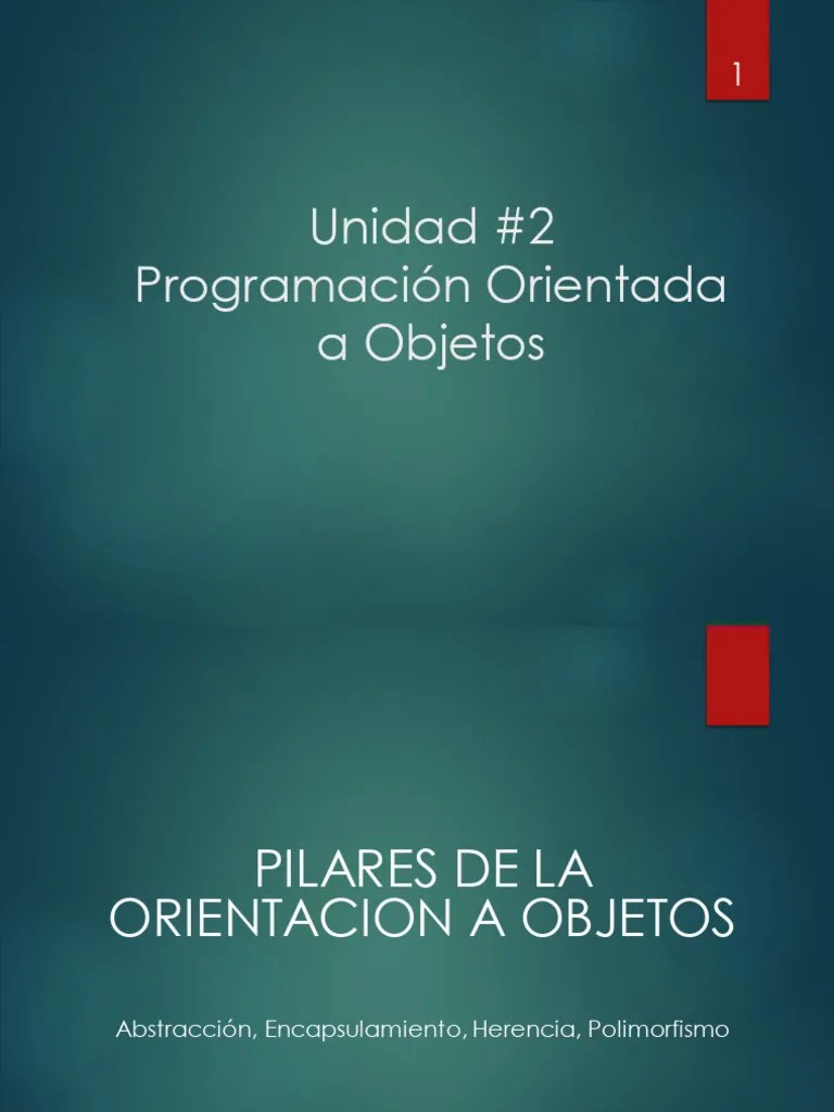 Fundamentos De POO En Java | PDF | Constructor (Programación Orientada ...
