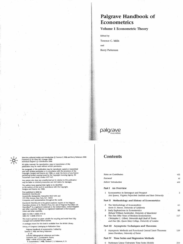 The Methodology Of Econometrics | PDF