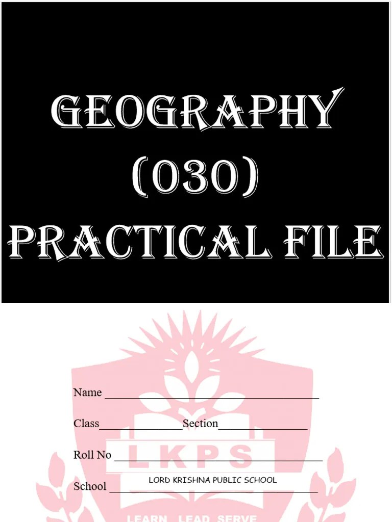 Geography (Practical File) Xii | PDF | Mode (Statistics) | Mean