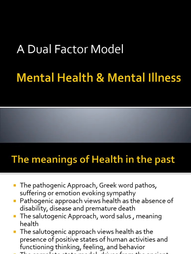 Mental Health & Mental Illness | PDF | Mental Disorder | Major ...