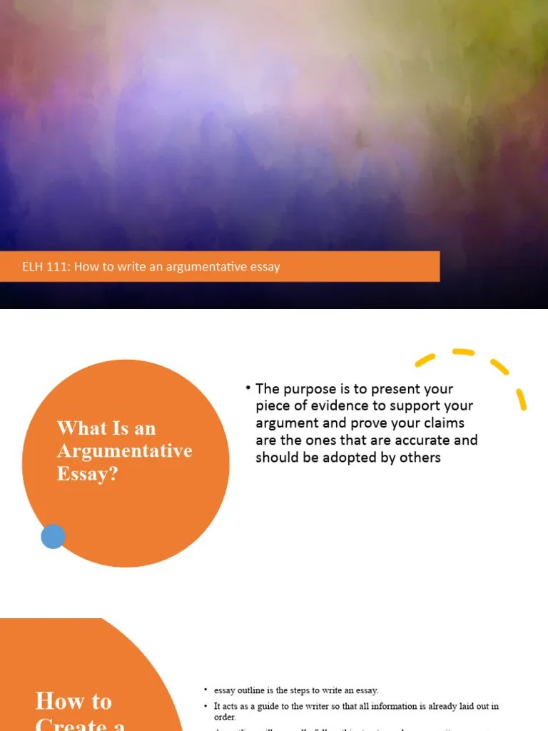 Lecture 9 - How To Write An Argumentative Essay | PDF | Citation | Essays
