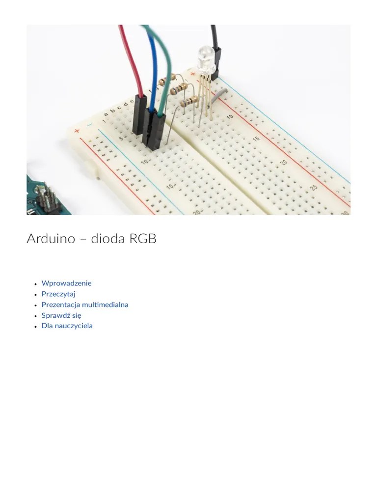 Arduino_dioda_RGB | PDF