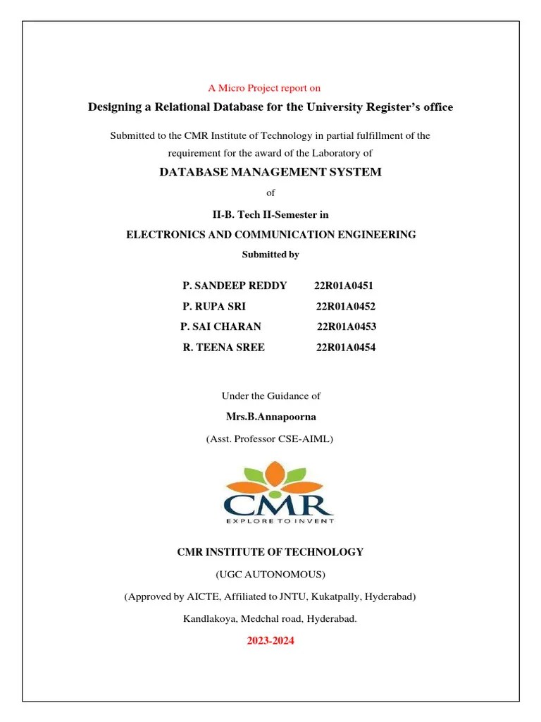 Dbms_final | PDF | Sql | Relational Database