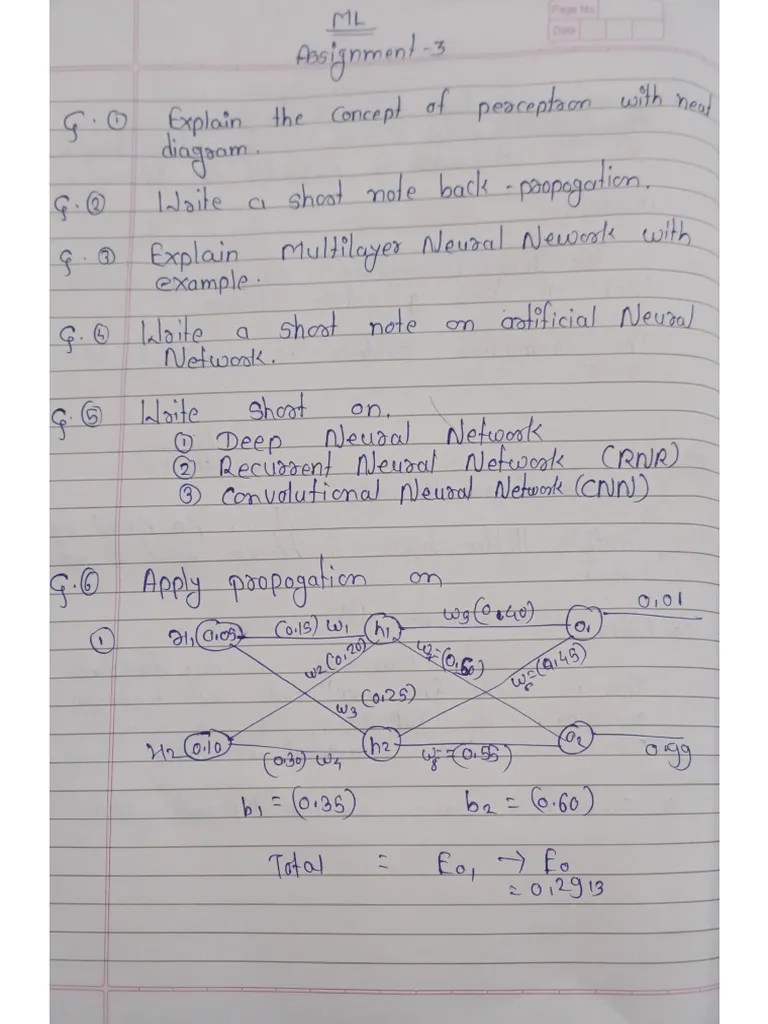 Machine Learning Assignment No 3 | PDF