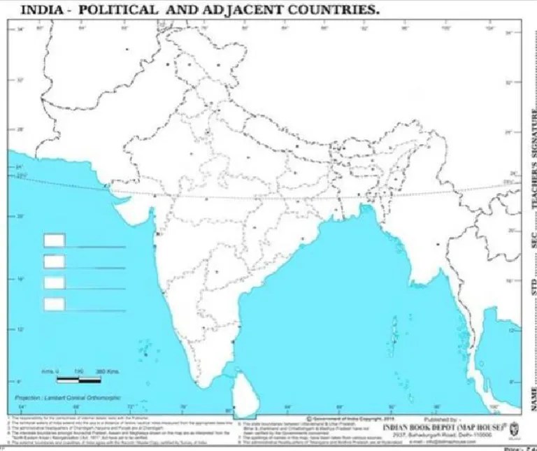 India's Map | PDF