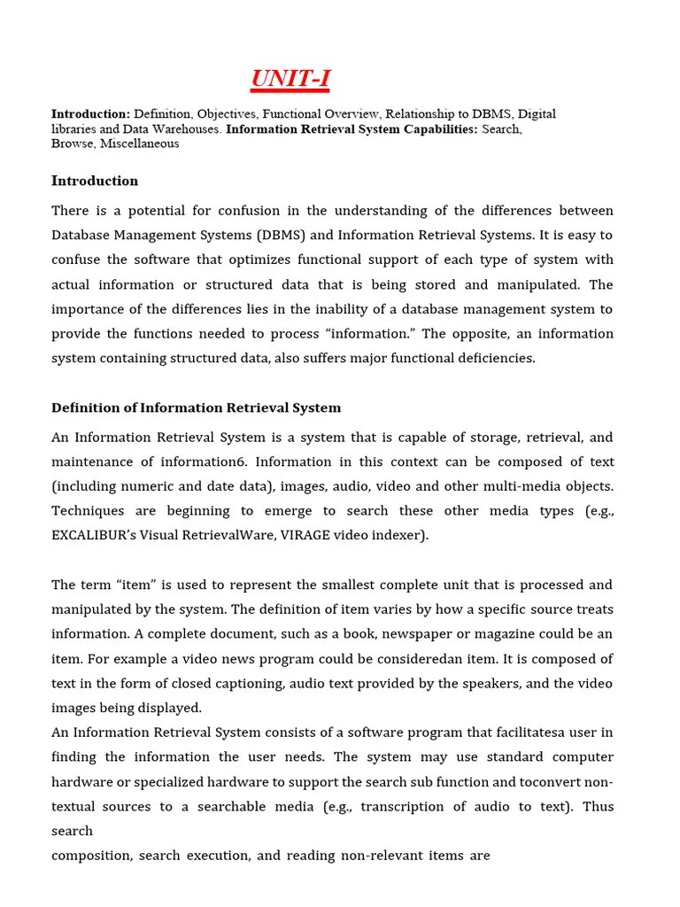 Cmrit Isr Notes.docx New | PDF | Search Engine Indexing | Databases