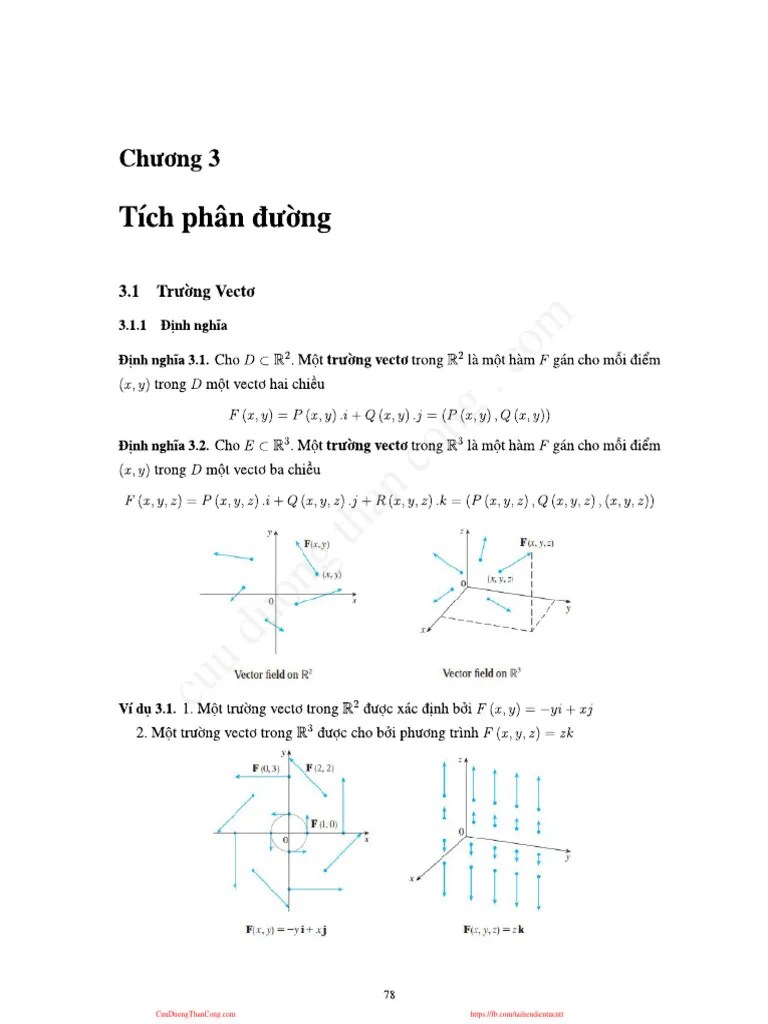 Giai-Tich-2 - Hoang-Duc-Thang - Chuong345-Tich-Phan-Duong - (Cuuduongthancong - Com) | PDF