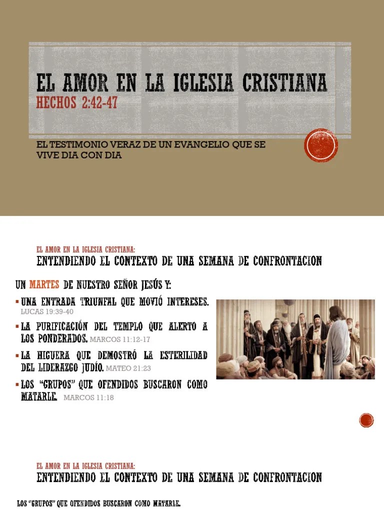 El Amor En LA IGLESIA CRISTIANA | PDF | Evangelio De Mateo | Jesús