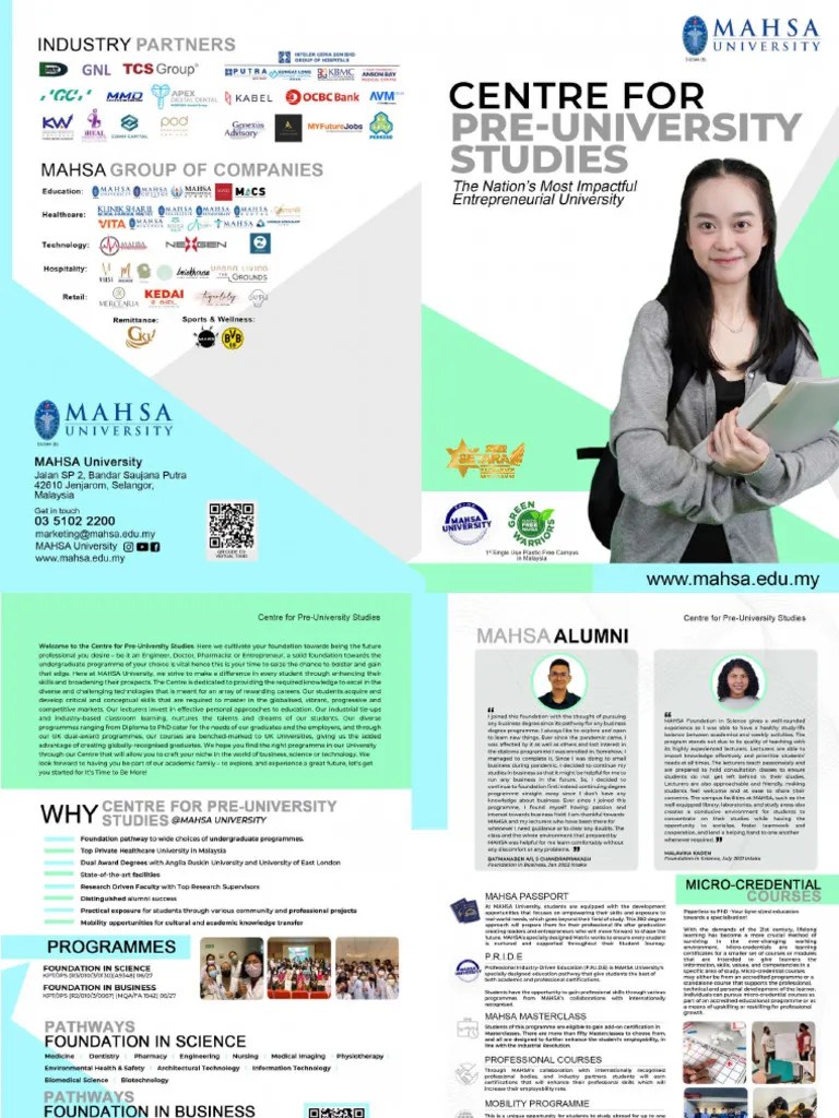 Centre For Pre-University Studies | PDF