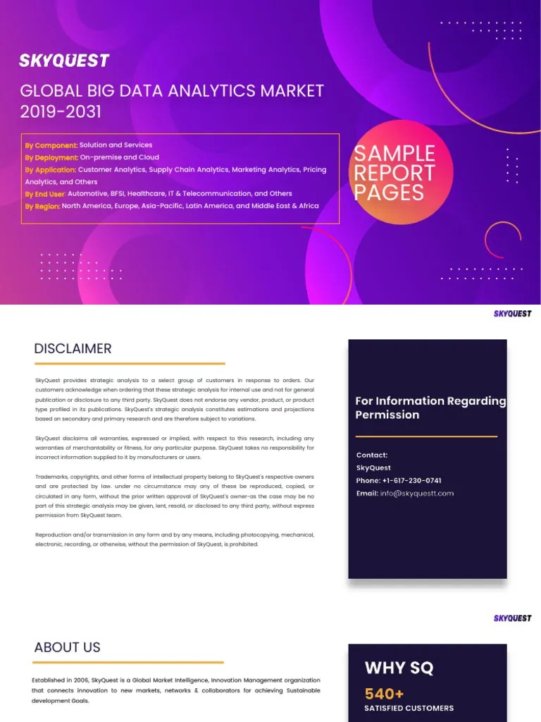 Global Big Data Analytics Market | PDF | Analytics | Big Data