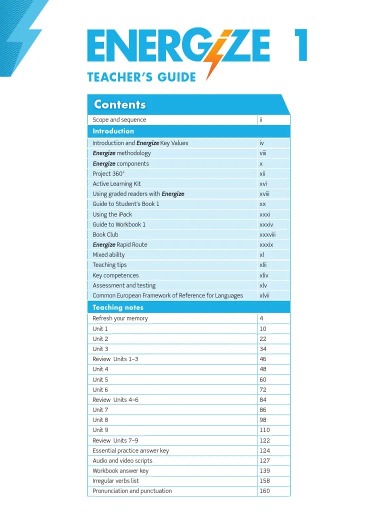 Energizer 1 Teacher Guide | Download Free PDF | Multimedia | Linguistics