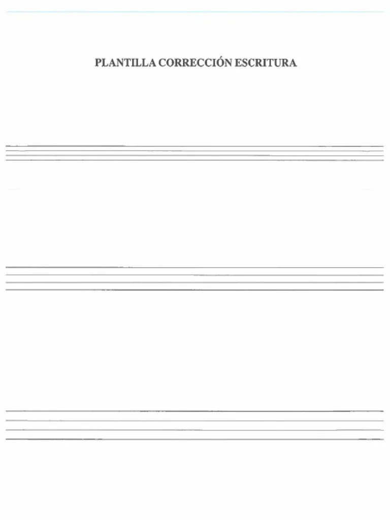 TALE Plantilla Corrección Escritura | PDF