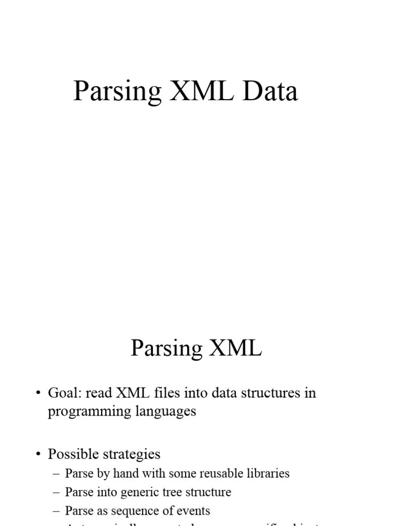 XML Parser | PDF | Xml | Xml Schema