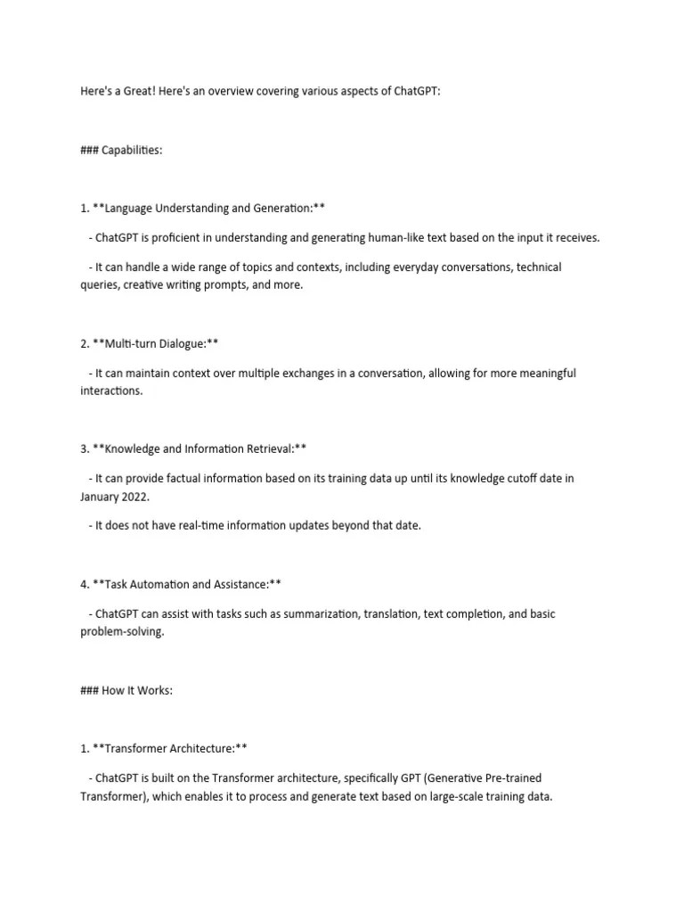 Chat Gpt | PDF | Cognition | Cognitive Science