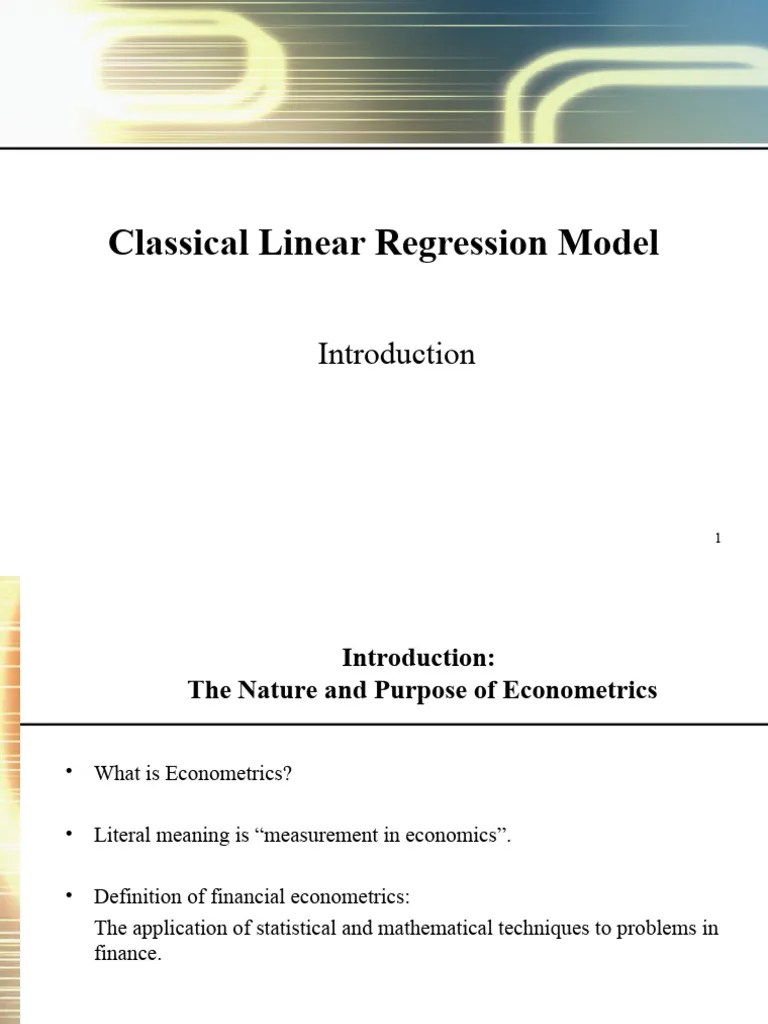 Multiple Linear Regression 1 | PDF | Econometrics | Level Of Measurement