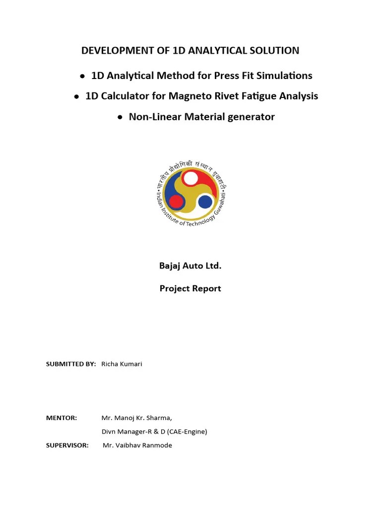 Magneto Rivet | PDF | Stress (Mechanics) | Finite Element Method