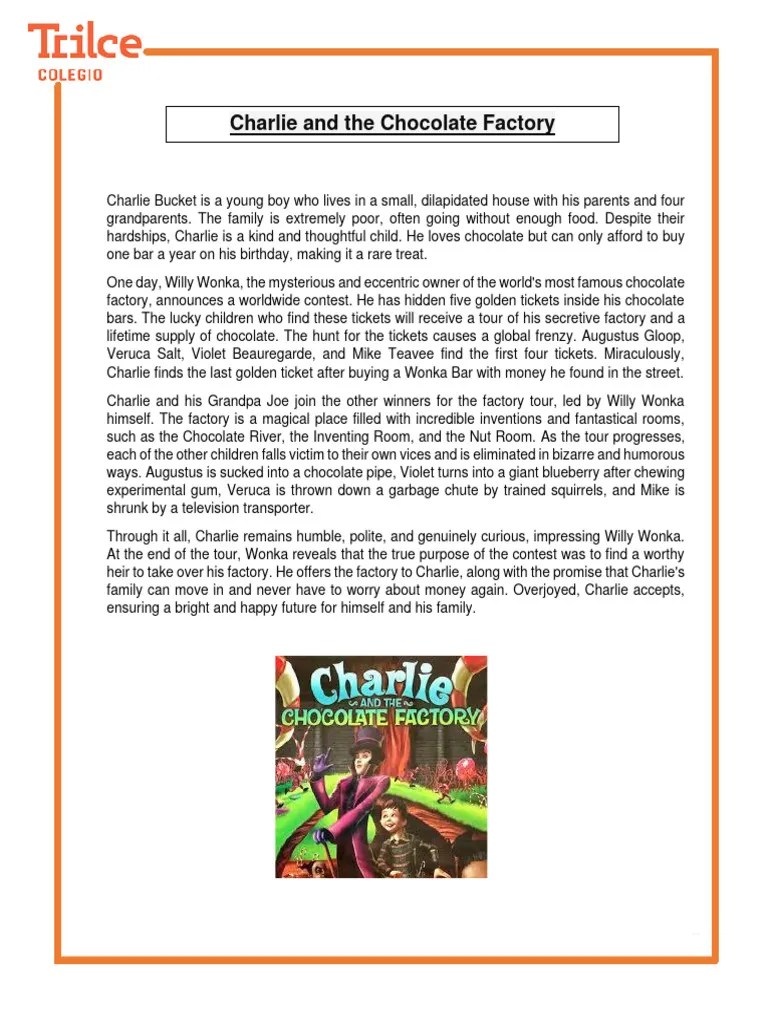 Charlie And The Chocolate Factory | PDF