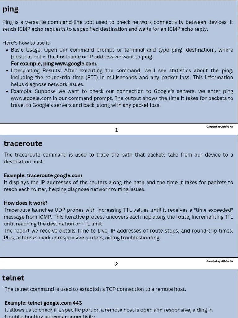 Network Troubleshooting Basics | PDF | Domain Name System ...