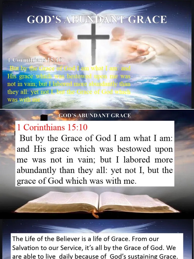 Gods Abundant Grace August 2020 | PDF | Grace In Christianity | Eternal Life (Christianity)