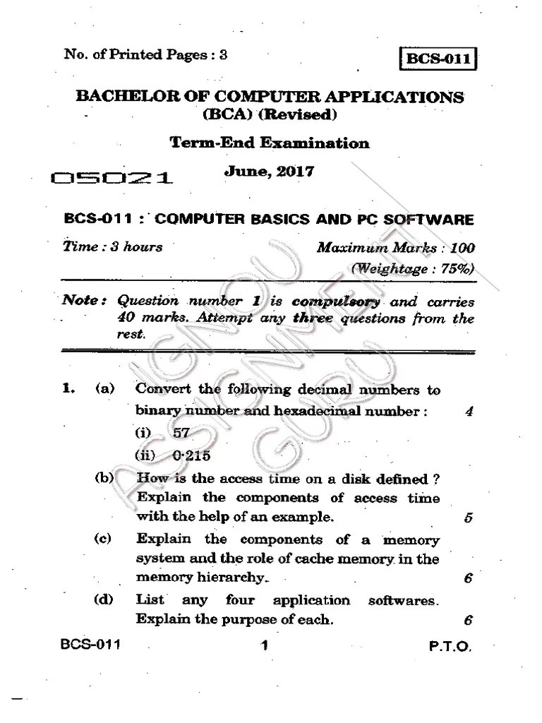 BCS-011 - J17 - Compressed | PDF | Software | Internet