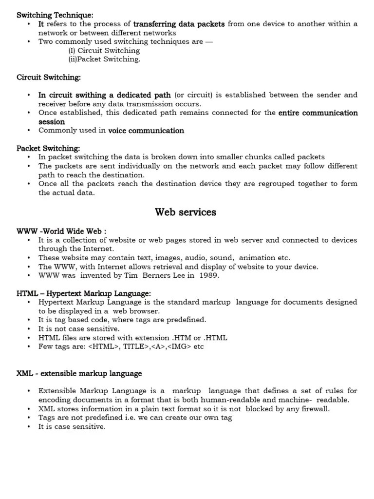 Computer Network | PDF | World Wide Web | Internet & Web