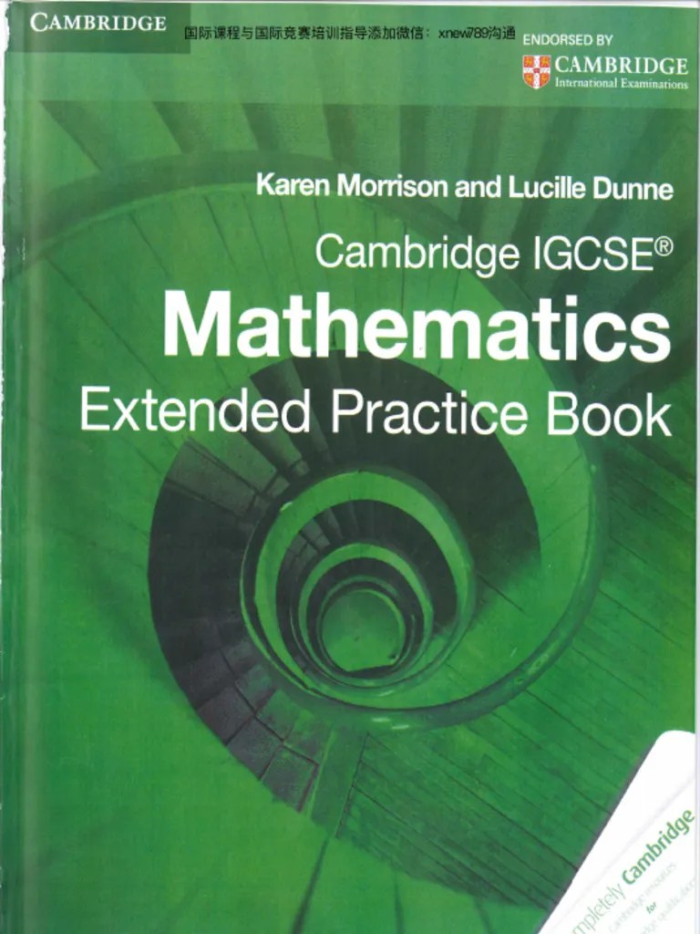 IGCSE数学练习册 IGCSE Mathematics Extended Practice Student Book | PDF