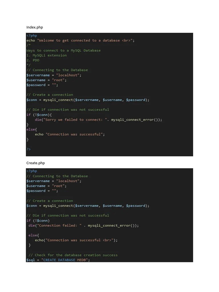 PHP Programs | Download Free PDF | Computer Programming | Data ...
