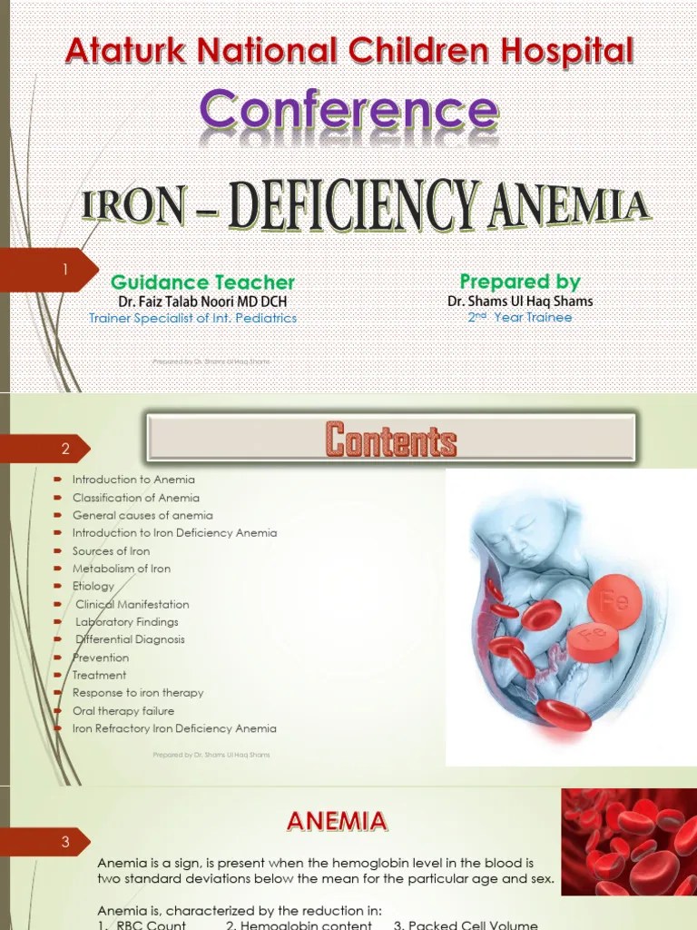Iron Deficiency Anemia | PDF | Anemia | Medical Specialties