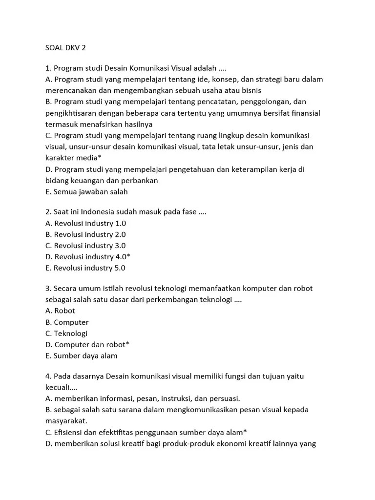 Soal Dkv Pdf Bisnis Seni