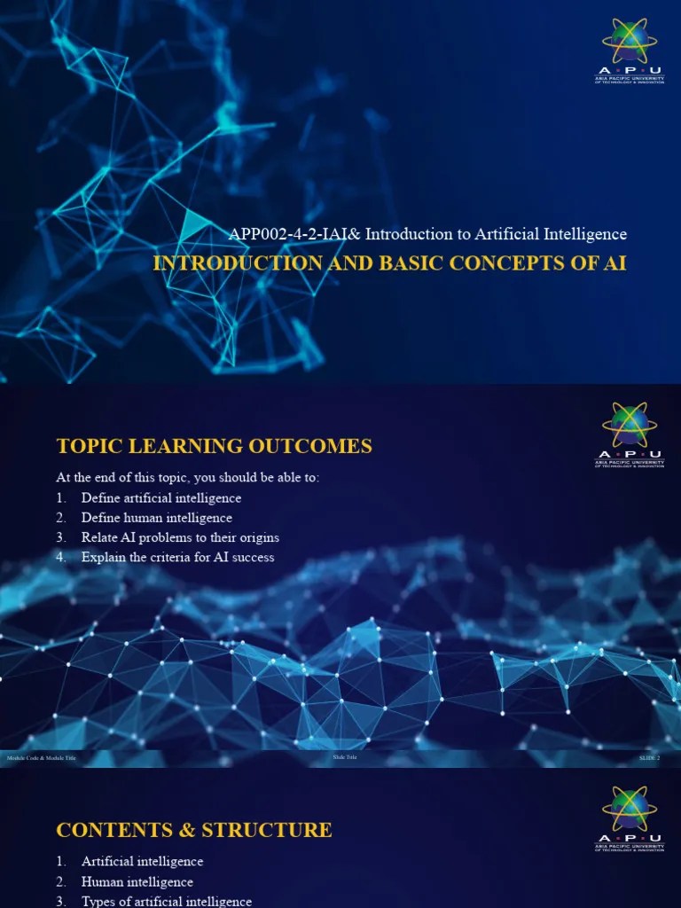 001 Introduction And Basic Concepts Of AI | PDF | Artificial ...