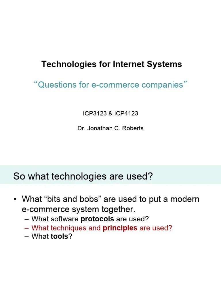 Lecture 3 | PDF | E Commerce | Retail