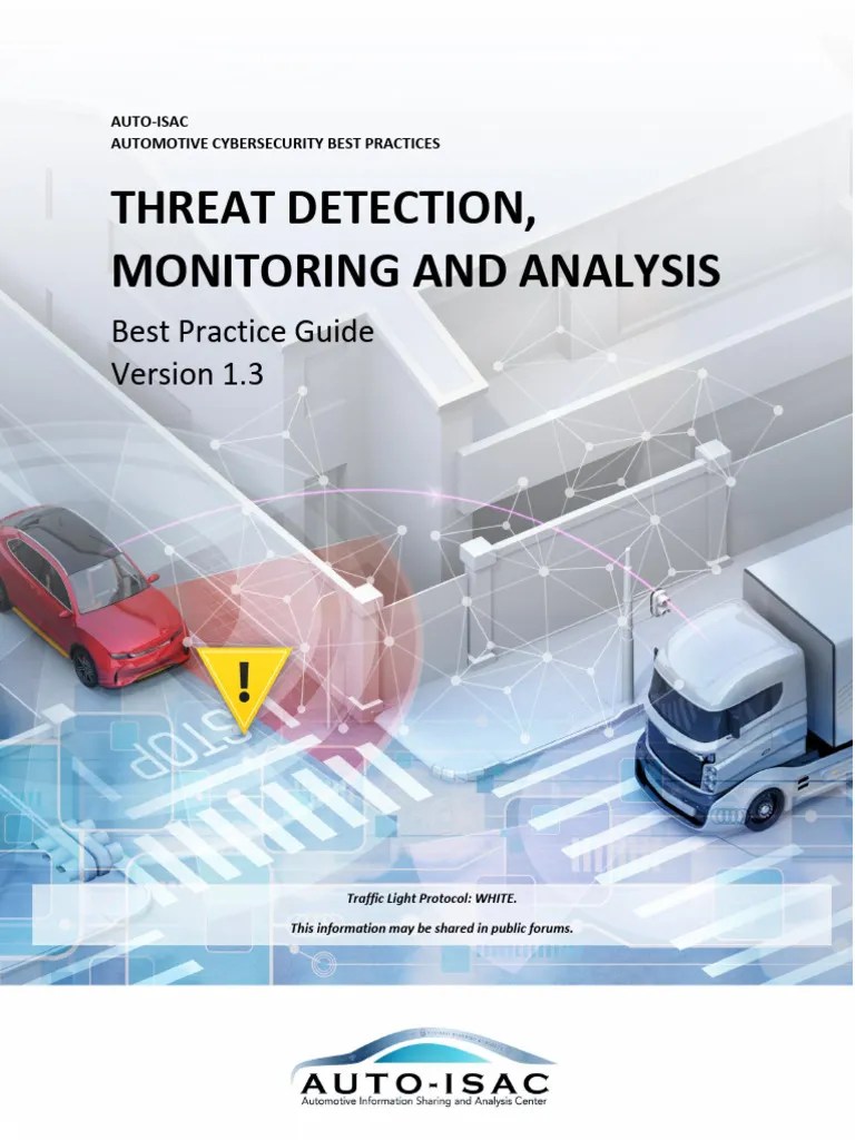 Best Practice Guide Automotive Cybersecurity Best Practices Auto-ISAC ...