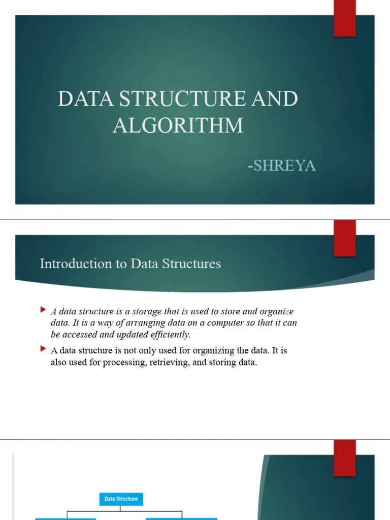 Data Structure And Algorithm | PDF | Data Structure | Computer Science