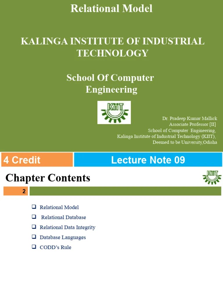 DBMS 9 | PDF | Relational Database | Relational Model