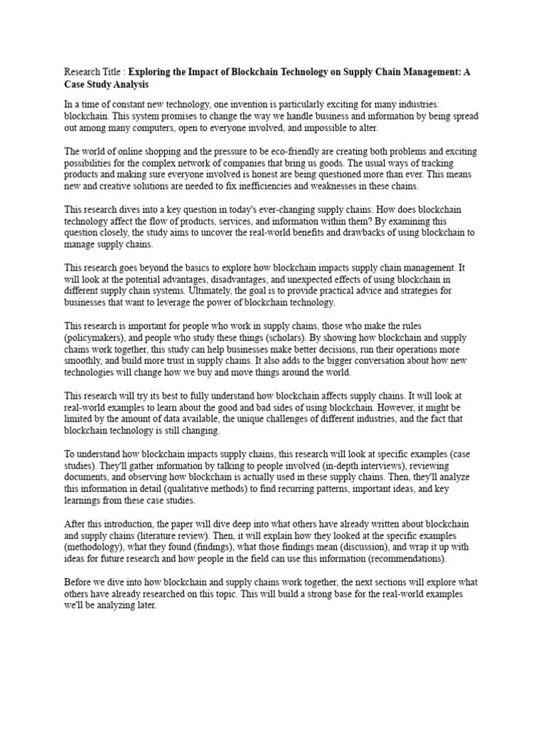 Research Methodology In Computing Exam | PDF | Methodology | Case Study