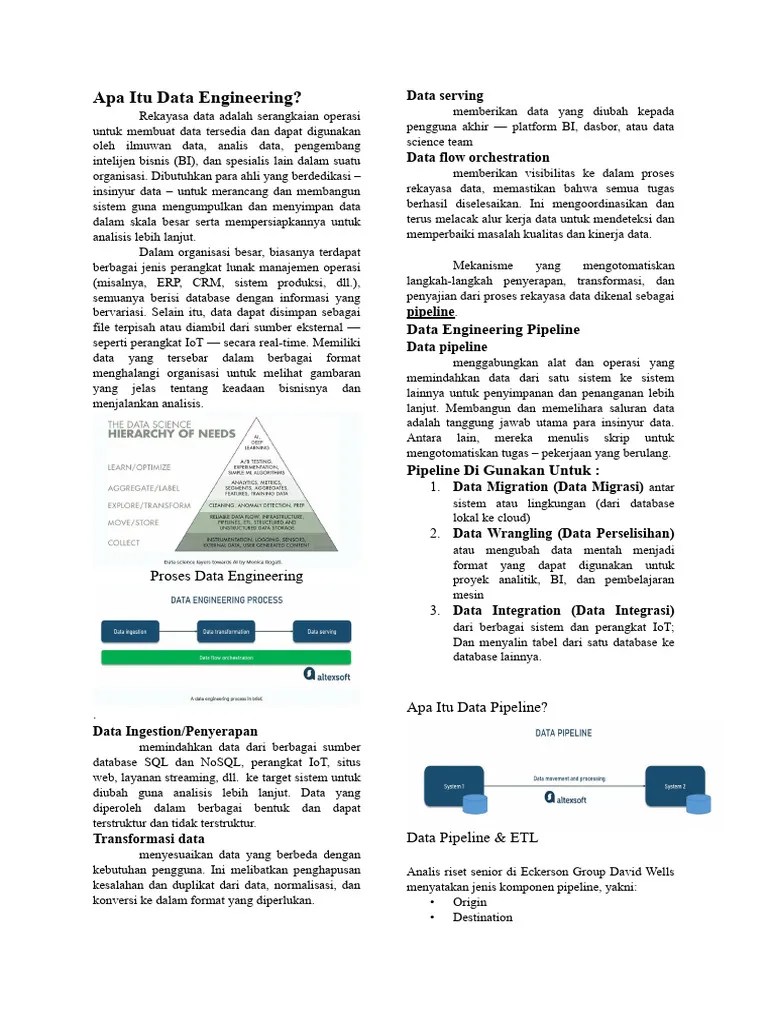 Apa Itu Data Engineering (P2) | PDF