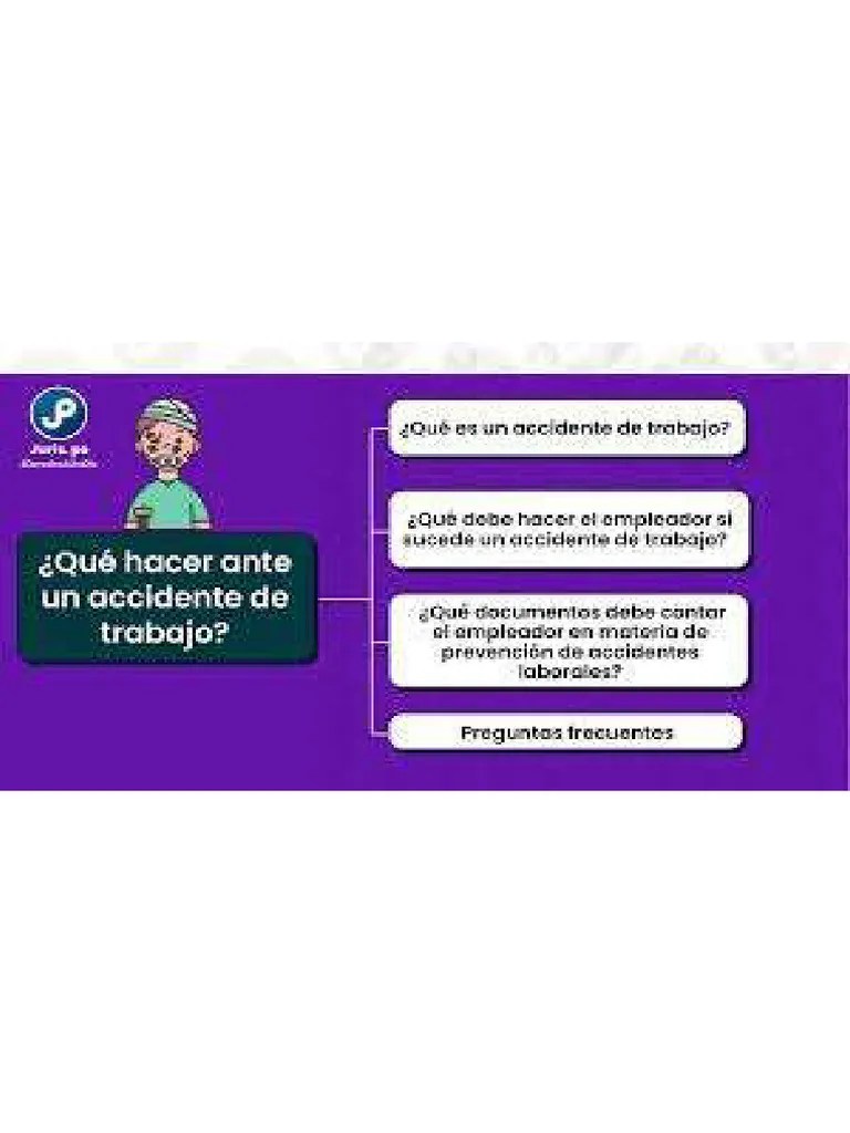 COMO ACTUAR EN EL TRABAJO - ACCIDENTES | PDF