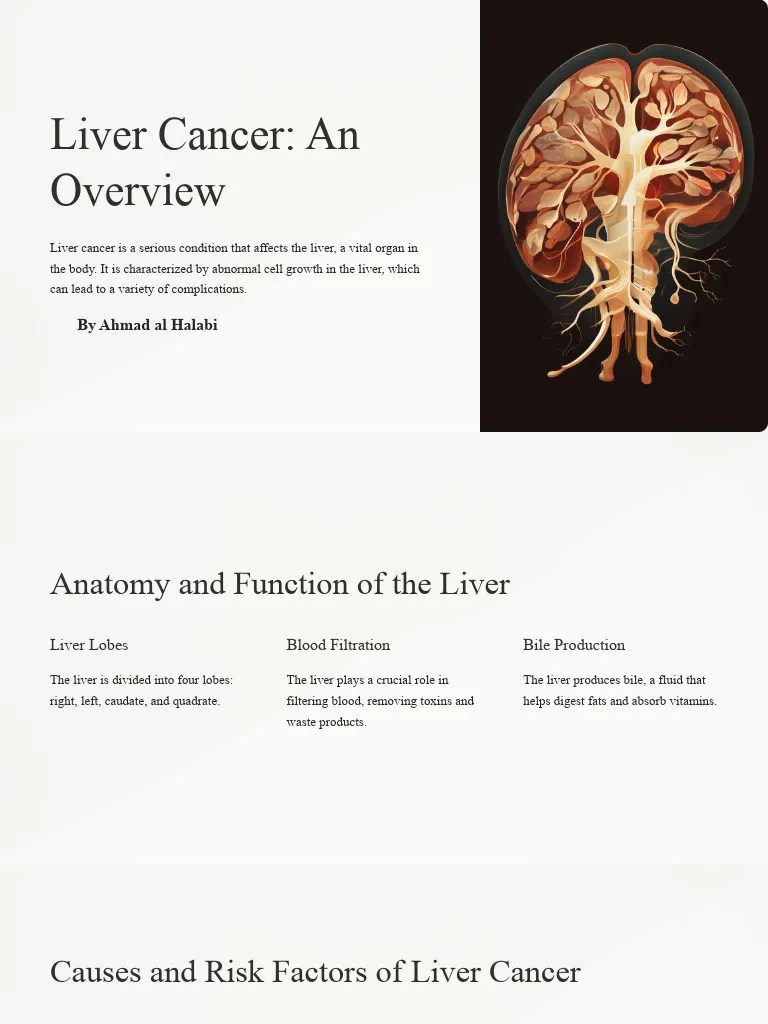 Liver Cancer An Overview | PDF | Liver | Cancer