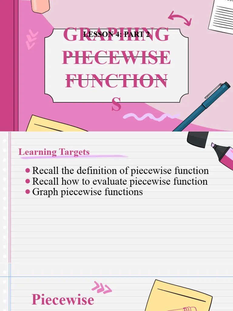 L4 - Graphing Piecewise Function | PDF | Function (Mathematics) | Mathematical Analysis